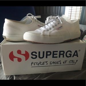 White Superga Sneakers - 8.5
